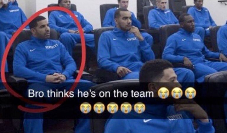 Bro Thinks He’s On The Team