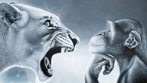 Lion Screaming at Monkey Meme Origin and Meaning Explained Lion Screaming at Monkey Meme Origin and Meaning Explained