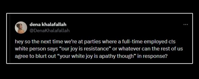 Our Joy Is Resistance or Your White Joy Is Apathy Though Meme Our Joy Is Resistance or Your White Joy Is Apathy Though Meme