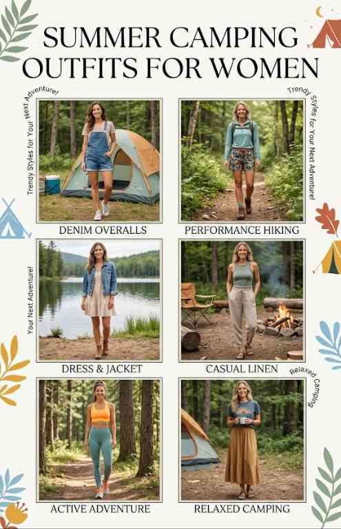 Summer Camping Outfits for Women