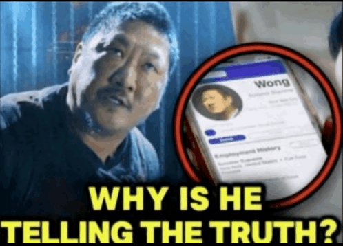 why is he telling the truth why is he telling the truth