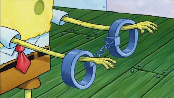 SpongeBob Handcuff Meme Origin and Meaning