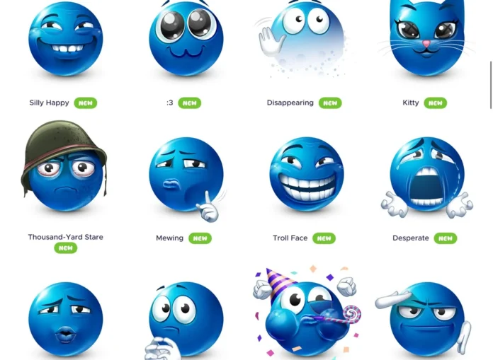 blue emoji blue emoji