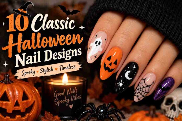 10 Classic Halloween Nail Designs