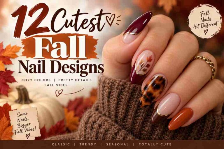 12 Cutest Fall Nail Designs