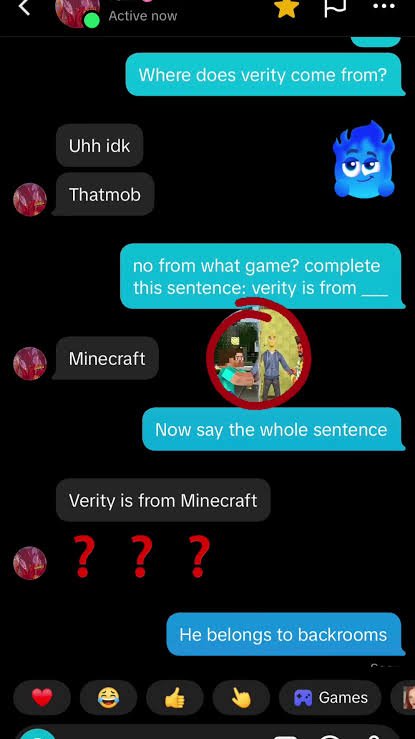 Verity From Minecraft He Belongs To Backrooms Verity From Minecraft He Belongs To Backrooms